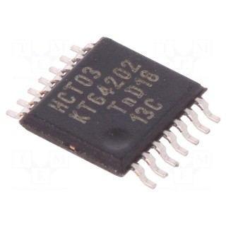IC: digital | NAND | Channels: 4 | IN: 2 | SMD | TSSOP14 | Series: HCT