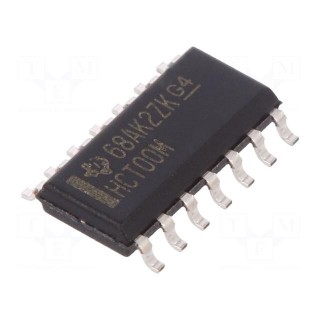IC: digital | NAND | Channels: 4 | IN: 2 | SMD | SO14 | Series: HCT | 2÷6VDC