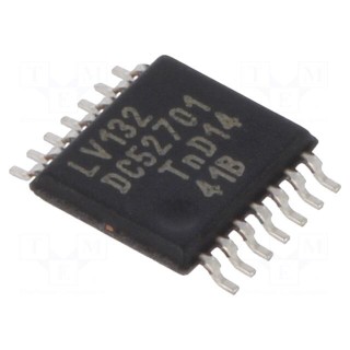 IC: digital | NAND | Channels: 4 | IN: 2 | SMD | TSSOP14 | Series: LV