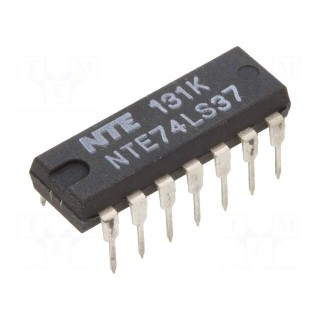 IC: digital | NAND | Ch: 4 | IN: 2 | TTL | THT | DIP14