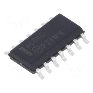 IC: digital | NOT | Ch: 6 | IN: 1 | CMOS | SMD | SO14 | 2÷6VDC | -40÷85°C | tube