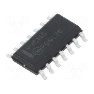 IC: digital | NOT | Ch: 6 | IN: 1 | CMOS | SMD | SO14 | 2÷5.5VDC | -55÷125°C
