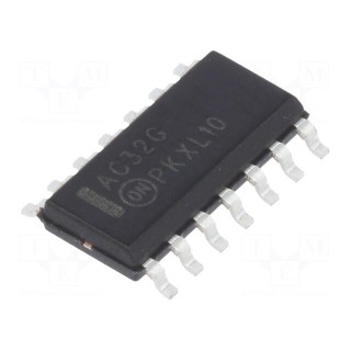 IC: digital | OR | Channels: 4 | IN: 2 | SMD | SO14 | Series: AC | 2÷6VDC