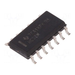 IC: digital | OR | Ch: 4 | IN: 2 | SMD | SO14 | 2÷6VDC | HC