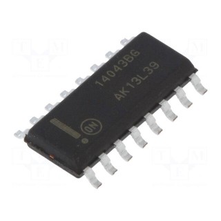 IC: digital | RS latch | Channels: 4 | 3÷18VDC | SMD | SO16 | -40÷85°C