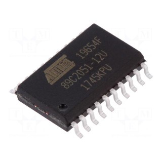 IC: microcontroller 8051 | Flash: 2kx8bit | Interface: UART | SO20
