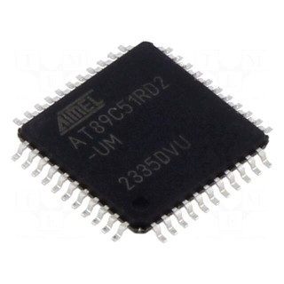IC: microcontroller 8051 | Interface: SPI,UART | LQFP44 | AT89