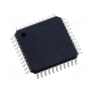 PIC microcontroller | Memory: 7kB | SRAM: 256B | EEPROM: 256B | SMD