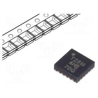 IC: AVR microcontroller | VQFN20 | 1.8÷5.5VDC | Ext.inter: 18 | Cmp: 1