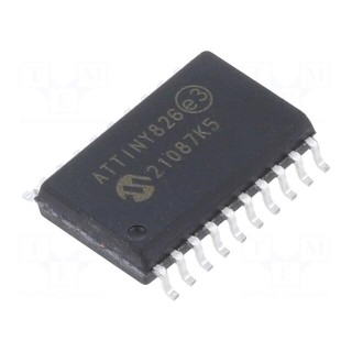 IC: AVR microcontroller | SO20 | Ext.inter: 18 | Cmp: 1 | ATTINY | 1.27mm