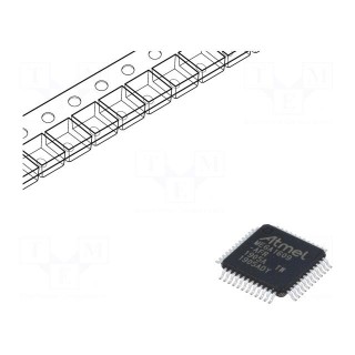 IC: AVR microcontroller | TQFP48 | Interface: I2C,PWM,SPI,UART x4