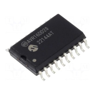IC: AVR microcontroller | SOIC20 | 1.8÷5.5VDC | Ext.inter: 17 | Cmp: 1