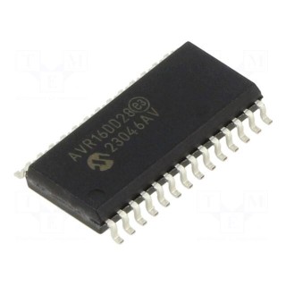 IC: AVR microcontroller | SOIC28 | 1.8÷5.5VDC | Ext.inter: 23 | Cmp: 1