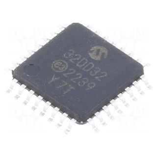 IC: AVR microcontroller | TQFP32 | Ext.inter: 27 | Cmp: 1 | AVR32
