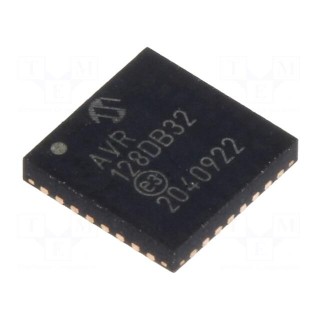 IC: AVR microcontroller | VQFN32 | 1.8÷5.5VDC | Cmp: 3 | AVR128 | AVR-DA