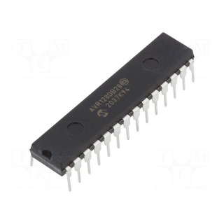 IC: AVR microcontroller | DIP28 | 1.8÷5.5VDC | Cmp: 3 | AVR128 | AVR-DA