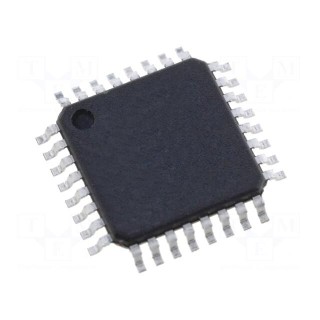 AVR microcontroller | EEPROM: 512B | SRAM: 16kB | Flash: 128kB | TQFP32