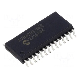 IC: AVR microcontroller | SOIC28 | Ext.inter: 22 | Cmp: 3 | AVR32