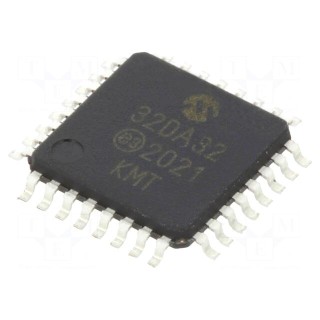 IC: AVR microcontroller | TQFP32 | 1.8÷5.5VDC | Cmp: 3 | AVR32 | AVR-DA