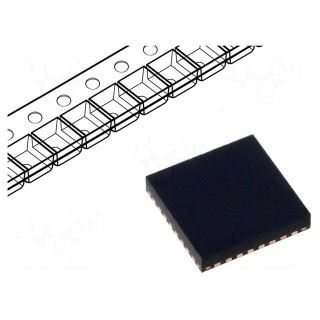 IC: AVR microcontroller | VQFN32 | Ext.inter: 24 | Cmp: 1 | ATMEGA