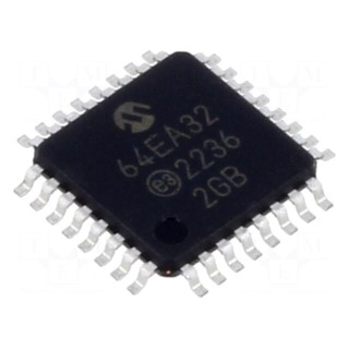 IC: AVR microcontroller | TQFP32 | 1.8÷5.5VDC | Ext.inter: 28 | Cmp: 2