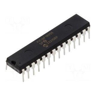 IC: PIC microcontroller | 14kB | 32MHz | 1.8÷5.5VDC | THT | SPDIP28