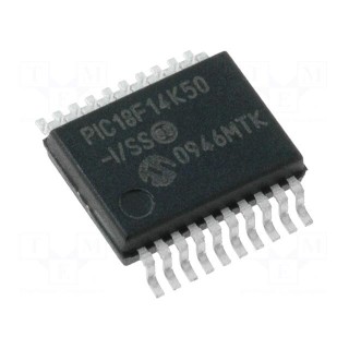 IC: PIC microcontroller | 16kB | 48MHz | 1.8÷5.5VDC | SMD | SSOP20 | tube