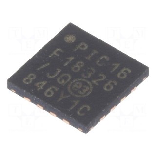 IC: PIC microcontroller | 26kB | 32MHz | 2.3÷5.5VDC | SMD | UQFN16 | tube