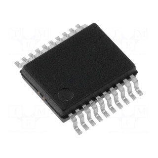 PIC microcontroller | Memory: 16kB | SRAM: 512B | EEPROM: 256B | SMD