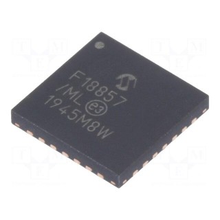 IC: PIC microcontroller | 56kB | 32MHz | 2.3÷5.5VDC | SMD | QFN28 | PIC16
