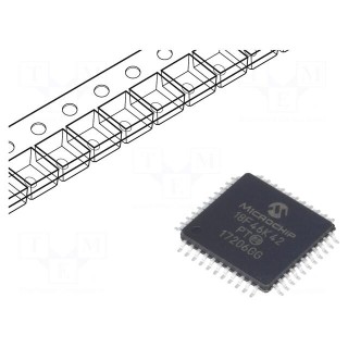 IC: PIC microcontroller | 64kB | 64MHz | 2.3÷5.5VDC | SMD | TQFP44 | tube