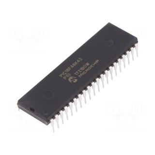 IC: PIC microcontroller | 64kB | 64MHz | 2.3÷5.5VDC | THT | DIP40 | PIC18