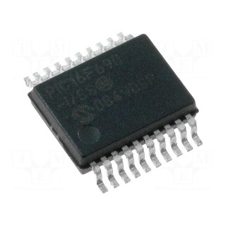 IC: PIC microcontroller | 7kB | 20MHz | 2÷5.5VDC | SMD | SSOP20 | PIC16