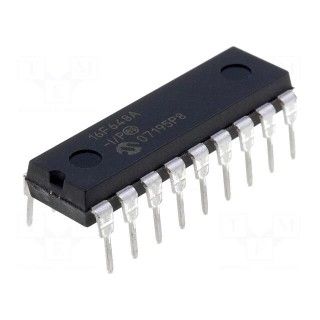 IC: PIC microcontroller | 7kB | 20MHz | A/E/USART | 3÷5.5VDC | THT | tube