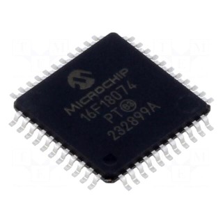 IC: PIC microcontroller | 7kB | 32MHz | 1.8÷5.5VDC | SMD | TQFP44 | PIC16
