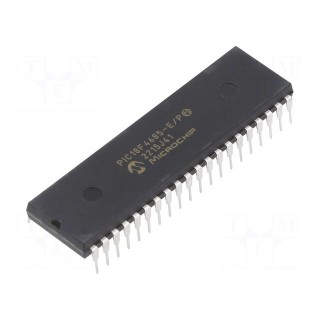 IC: PIC microcontroller | 96kB | 40MHz | 4.2÷5.5VDC | THT | DIP40 | PIC18