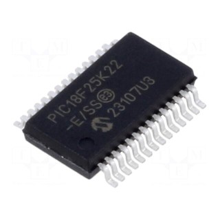 IC: PIC microcontroller | 64MHz | 2.3÷5.5VDC | SMD | SSOP28 | PIC18
