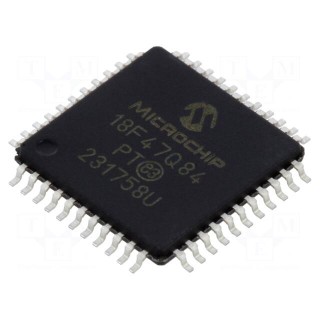 IC: PIC microcontroller | 64MHz | 1.8÷5.5VDC | SMD | TQFP44 | PIC18