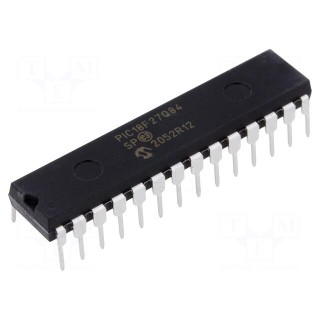 IC: PIC microcontroller | 64MHz | 1.8÷5.5VDC | THT | DIP28 | PIC18 | tube