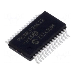 IC: PIC microcontroller | 64MHz | 1.8÷3.6VDC | SMD | SSOP28 | PIC18