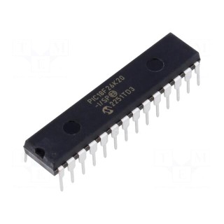 IC: PIC microcontroller | 64MHz | 1.8÷3.6VDC | THT | DIP28 | PIC18 | tube