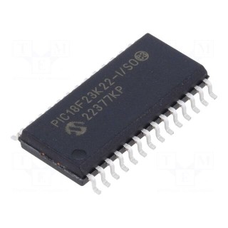 IC: PIC microcontroller | 64MHz | 2.3÷5.5VDC | SMD | SO28-W | PIC18