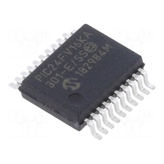 IC: PIC microcontroller | 16kB | 32MHz | SMD | SSOP20 | PIC24