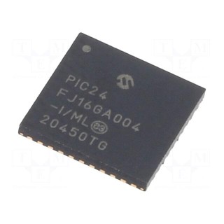 IC: PIC microcontroller | 16kB | 32MHz | 2÷3.6VDC | SMD | QFN44 | PIC24