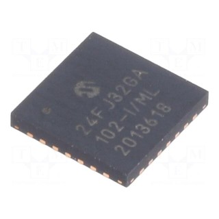IC: PIC microcontroller | 32kB | 32MHz | SMD | QFN28 | PIC24 | 8kBSRAM