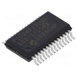IC: PIC microcontroller | 32kB | 32MHz | SMD | SSOP28 | PIC24 | 8kBSRAM
