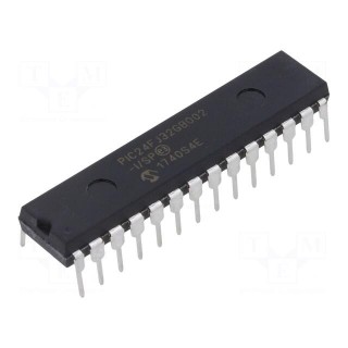 IC: PIC microcontroller | 32kB | 32MHz | THT | DIP28 | PIC24 | 8kBSRAM