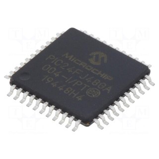 IC: PIC microcontroller | 48kB | 32MHz | SMD | TQFP44 | PIC24 | 8kBSRAM