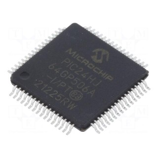IC: PIC microcontroller | 64kB | SMD | TQFP64 | PIC24 | 8kBSRAM