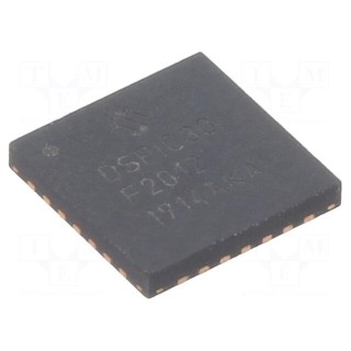 IC: dsPIC microcontroller | 12kB | 1kBSRAM | QFN28 | 2.5÷5.5VDC | DSPIC